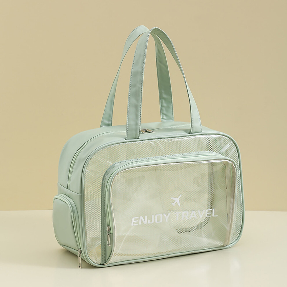 Kayannuo Back to School Clearance Transparent PVC Wet Dry Wash Bag Cosmetic Bag Large Capacity Beach Bag