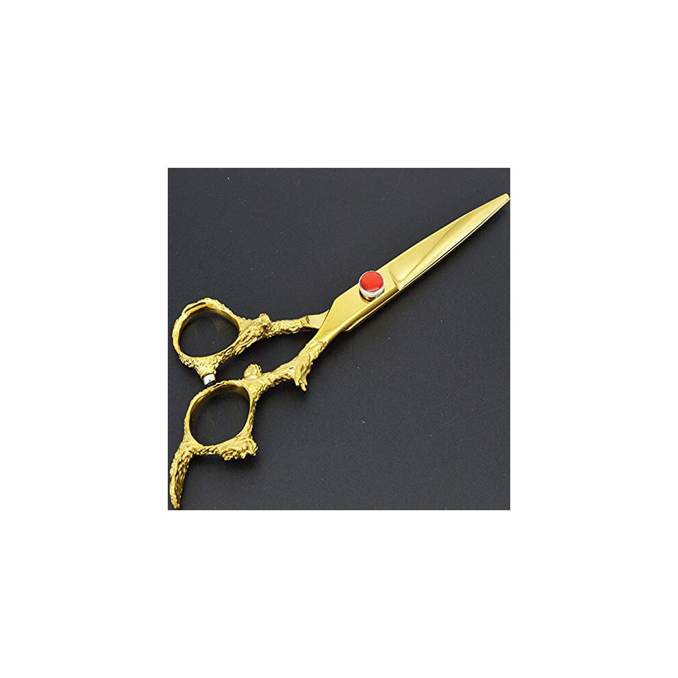 Hair Cutting Scissors 6.0 Inch Japanese Stainless Steel Shears with Precision Sharp Blades