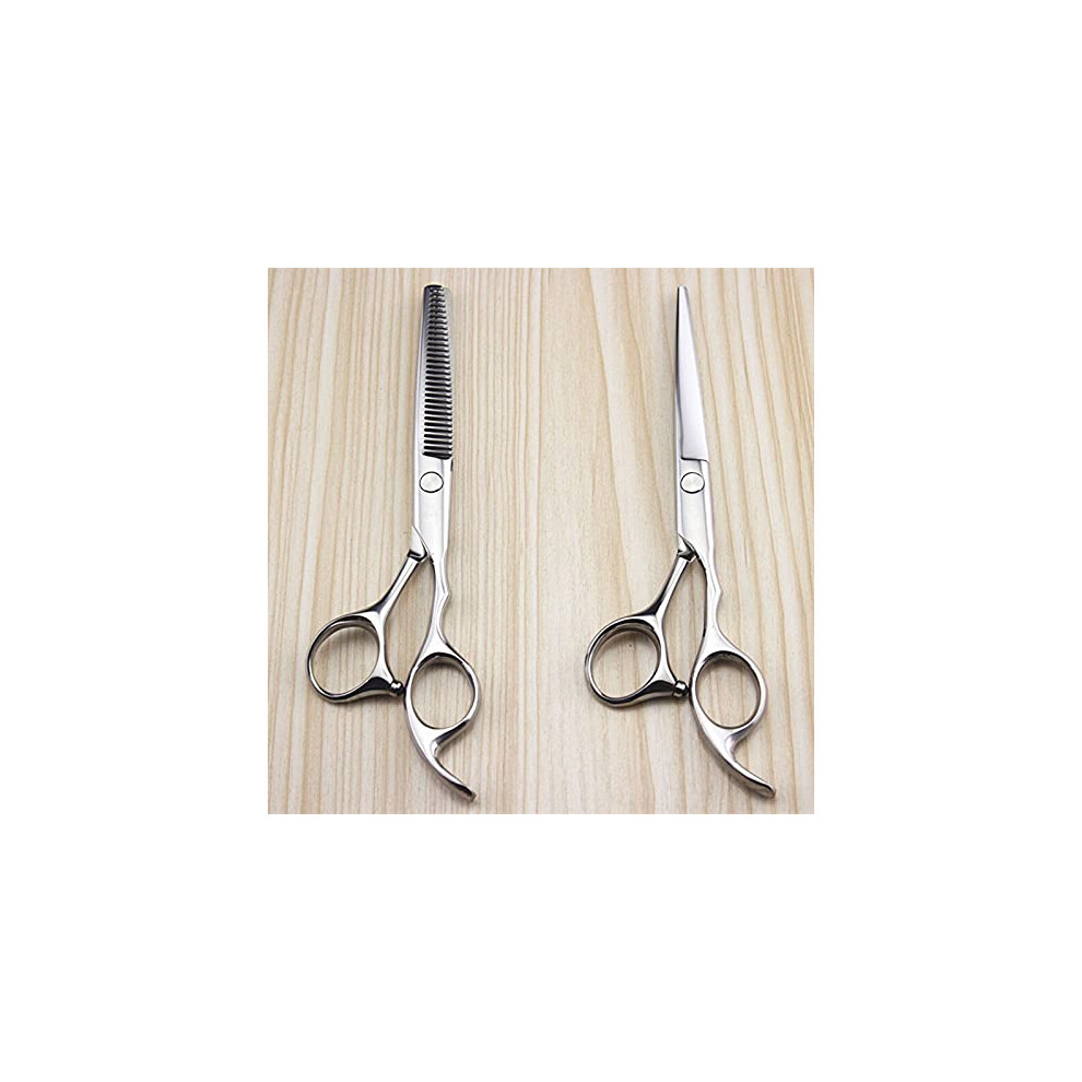 Hairdressing Scissors Set 6 Inch Japanese Stainless Steel with Thinning Shears for Barbers