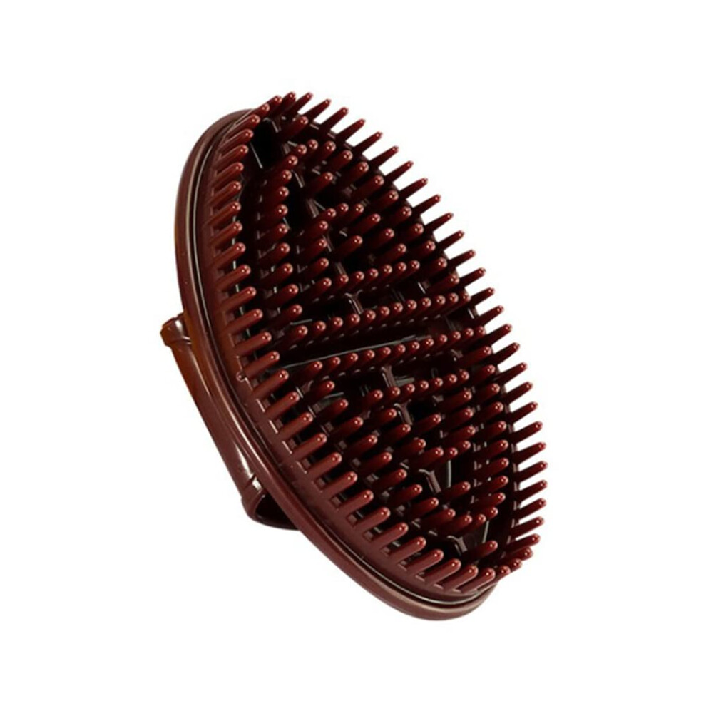 Scalp Massager Shampoo Brush with Soft Bristles, Exfoliating Silicone Body Scrubber for Wet and Dry Use