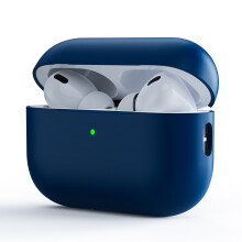 Soluție de protecție pentru AirPods Pro, husă completă din silicon rezistentă la șocuri, care acceptă încărcare wireless, vizibilitate