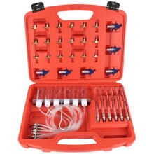 Efficient Diesel Injector Flow Tester, Simultaneous Injector Measurement Kit With External Flow Meter And Blow Mold Case, Ideal For Diesel Mechanics A