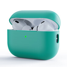 AirPods Pro Guardian, Skyddande silikonfodral för säker trådlös laddning, Elastisk stötdämpande design, Front LED-sikt för andra generationen