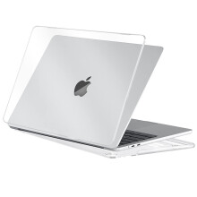 Presisjonsutskjæringer, matt beskyttende finish for MacBook Air 13,6-tommers M2A2681, krystallklar, ultratynn rustningsdesign, gjennomsiktig