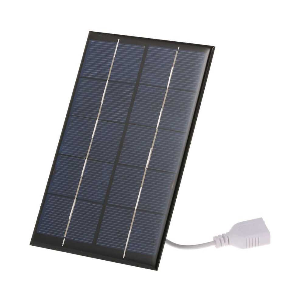 Compact Solar Panel Charger, Portable Solar Charger High Energy Conversion For Monocrystalline Silicon Outdoor Activities 9012494649475