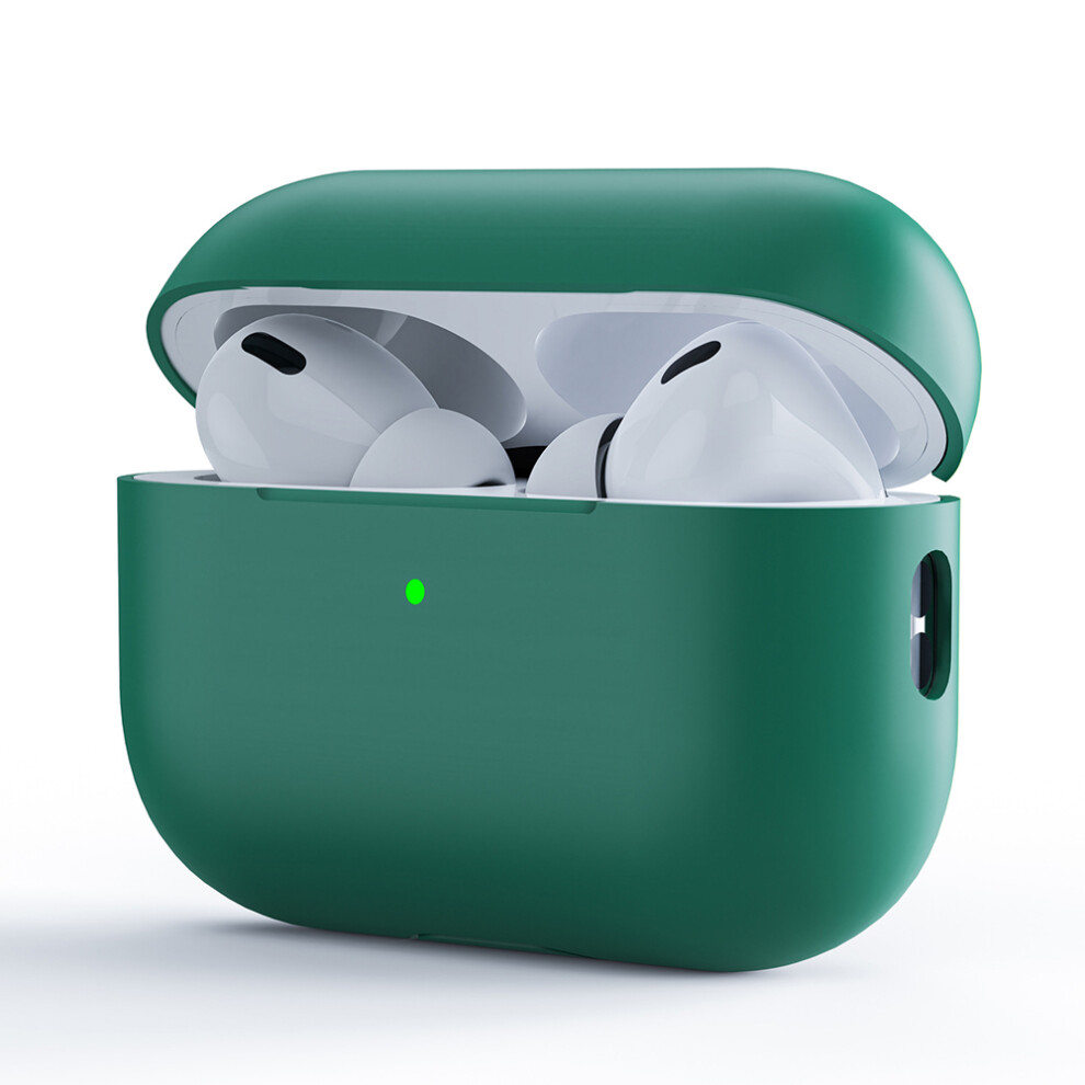 Silicone Cover For Airpods Pro 2Nd Generation, Convenient Charging Eco-Friendly Material Compatible With Apple Airpods Pro 2023 Charging Case, Gr Dark 9012494546521