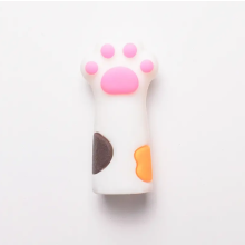 Manicure Tool Protector, Silicone Cuticle Trimmer Cover with Cute Cat Shape, Soft Silicone for Safe Storage of Nail Art Tools, Compatible with Various