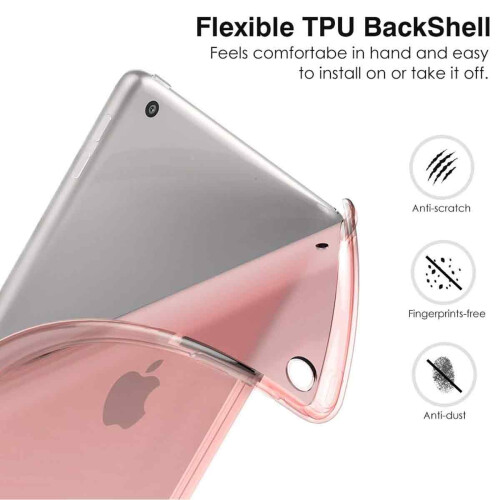 Θήκη για iPad 10,2 ιντσών, απλό, μοντέρνο σχέδιο, εξαιρετικά λεπτό πίσω κάλυμμα Tpu με 1