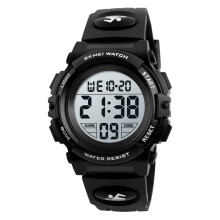 Dětské sportovní hodinky, chronograf s budíkem, automatický kalendář, LED podsvícení, vodotěsné, nárazuvzdorné, 50M, multifunkční