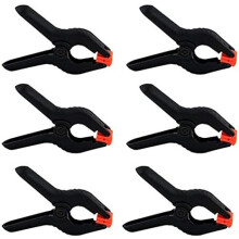 Veelzijdige professionele kunststof klemmen met zware veer, robuust met zeer sterke veer, antislip en comfortabele grip voor optimale controle.
