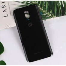 Batteribakstycke, kvalitetsglasmaterial för OnePlus 6, kant-till-kant, stötsäkert, slitstarkt och fallskyddat skal.