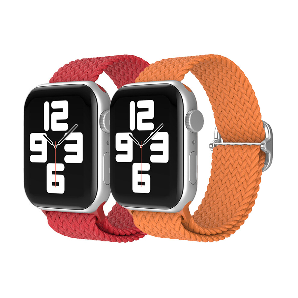 Sophisticated Elastic Braided Bands, Stretchy Solo Loop With Magnetic Clasp, Premium Soft Nylon Material Compatible With Apple Watch Band Ultra Series 9012494547863