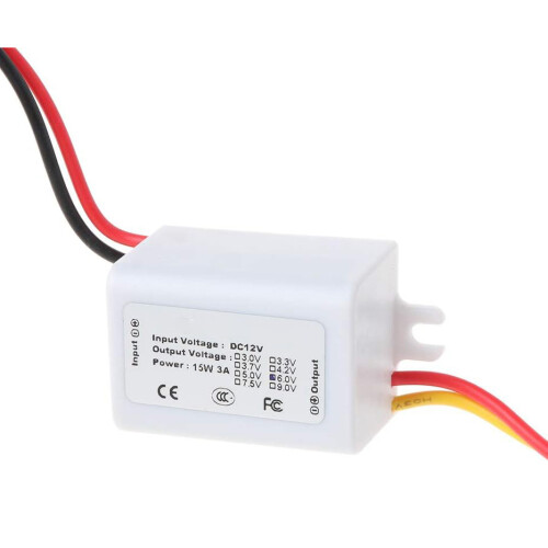 Μονάδα Μετατροπέα Buck 3V, Ρυθμιστής Τάσης 8-23V σε 3A Αυτοκίνητο Volt Step Down με Προστασία 1