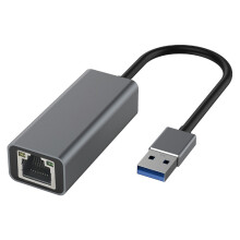 Répéteur Ethernet, adaptateur USB vers Ethernet pour une connexion haut débit fluide, plus rapide que le Wi-Fi. Plug & Play pour ordinateur de