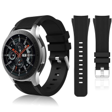 Premium silikonarmband, snabbkopplingsstift säkerställer enkel installation för din Samsung Galaxy Watch, slitstarka, bekväma, mjuka remmar som