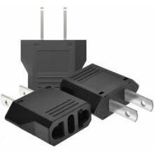 Kompakter Reiseadapter für europäische und amerikanische Stecker, vielseitig einsetzbar für internationale Reisen, hochwertige Materialien