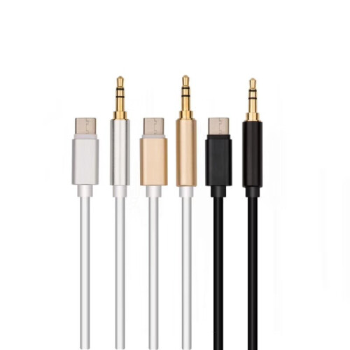 Καλώδιο ήχου USB C σε 3,5 mm για ήχο υψηλής ανάλυσης, πλεγμένο καλώδιο Aux με έξυπνο τσιπ 2