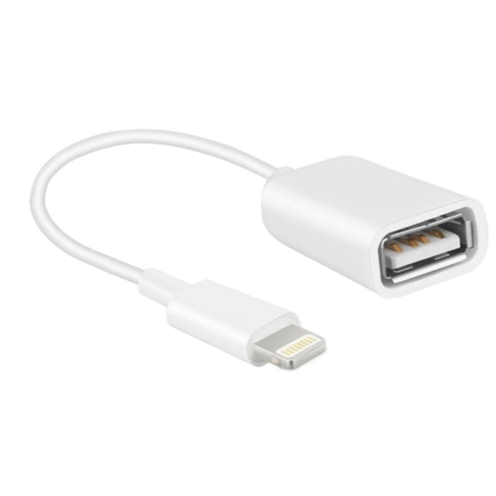 Lightning To Usb Flash Adapter, Otg Converter Dongle For Iphone Ipad With Usb 3.0 Otg Cable And Support Peripherals, Fast Data Transfer For Photos Vid 9176269737955