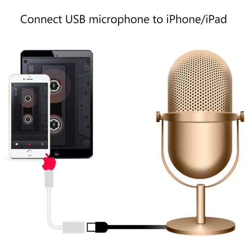 Προσαρμογέας κάμερας Lightning σε USB, θηλυκό καλώδιο USB OTG Lightning με πιστοποίηση Apple MFi 2