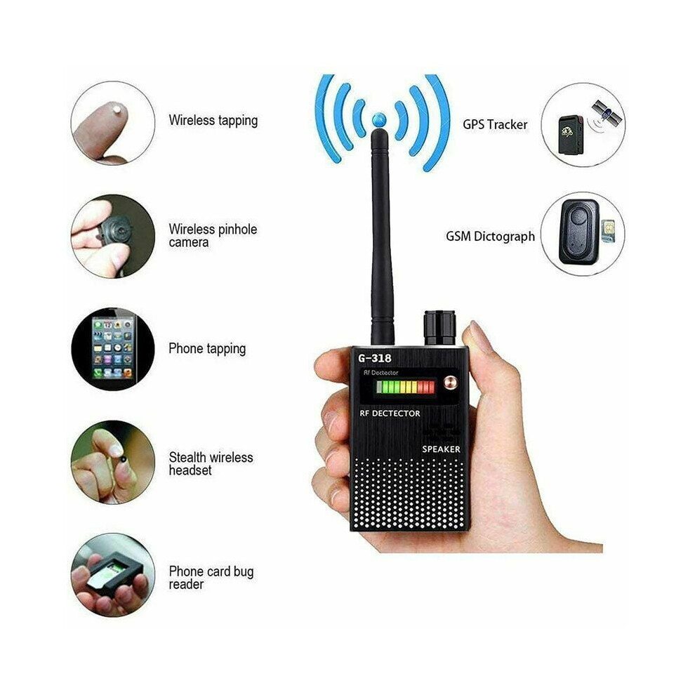 Metal Anti-Spy Detector, High Sensitivity Hidden Camera Finder With Adjustable Threshold, Wide Detection Range And Strong Anti-Interference Ability 9176269843885