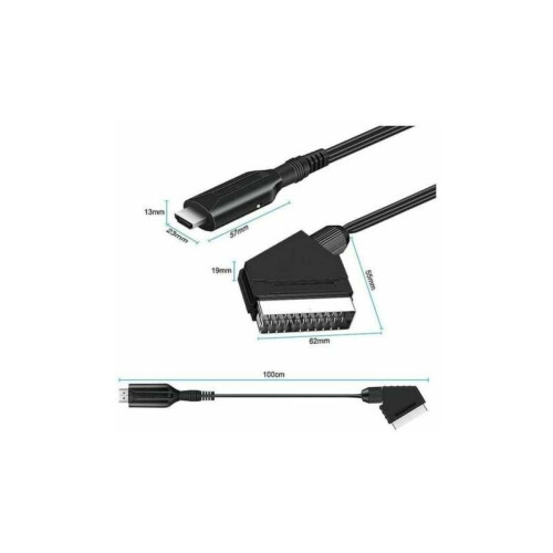 RGB Scart Cable For Enhanced Gaming Experience, Superb Signal Processing For High Accuracy And Resolution 2