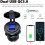 Φορτιστής Αυτοκινήτου Αλουμινίου με Quick Charge3.0, Διπλές Θύρες USB, Βολτόμετρο LED για 2