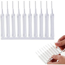 Shower Head Cleaning Brush Set 10pcs, Nylon Bristle Deep Crevice Cleaner for AntiClog Nozzles