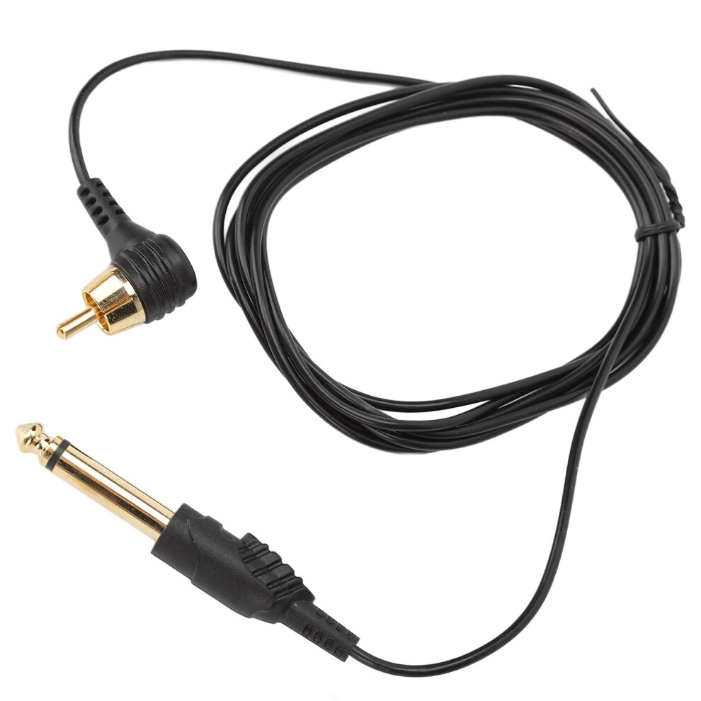 Tattoo Clip Cord 6.6ft Right Angle TPE Copper Power Cable with Durable Alloy Plug for Stable Transfer