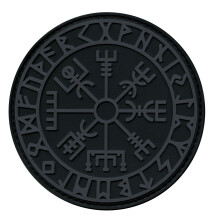 Viking Patch PVC Tactical Patch Vegvisir Norse Compass Rune Weather Resistant Washable Design