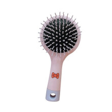 Hair Brush Paddle Brush with Natural Bristles for Thick Hair, AntiStatic Air Cushion, TravelFriendly