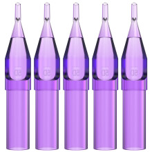 100pcs Disposable Tattoo Tips PVC Hard Plastic PrecisionMolded for Professional Use