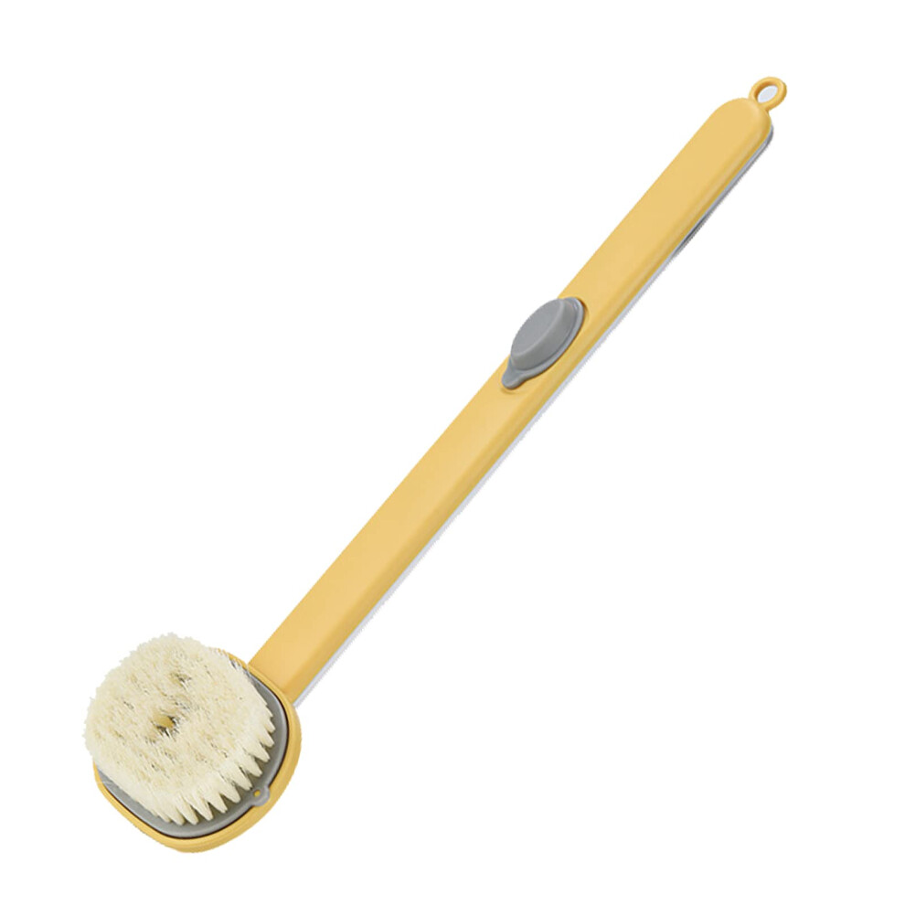 Long Handle Back Scrubber for Shower, Gentle Exfoliating Bath Brush for Elderly and Limited Mobility Users