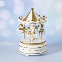 Sonderangebot! Goldene Spieluhr für Kinder – Geeignet für Wohndekoration, als Mitgebsel für Partys, als Geschenk zum Geburtstag, zu Weihnachten
