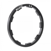 harayaa3xRothar, Nigh Roth Eas, Spásaire Mol Rothair, Gasket Grooved, 2.5mm, Dubh