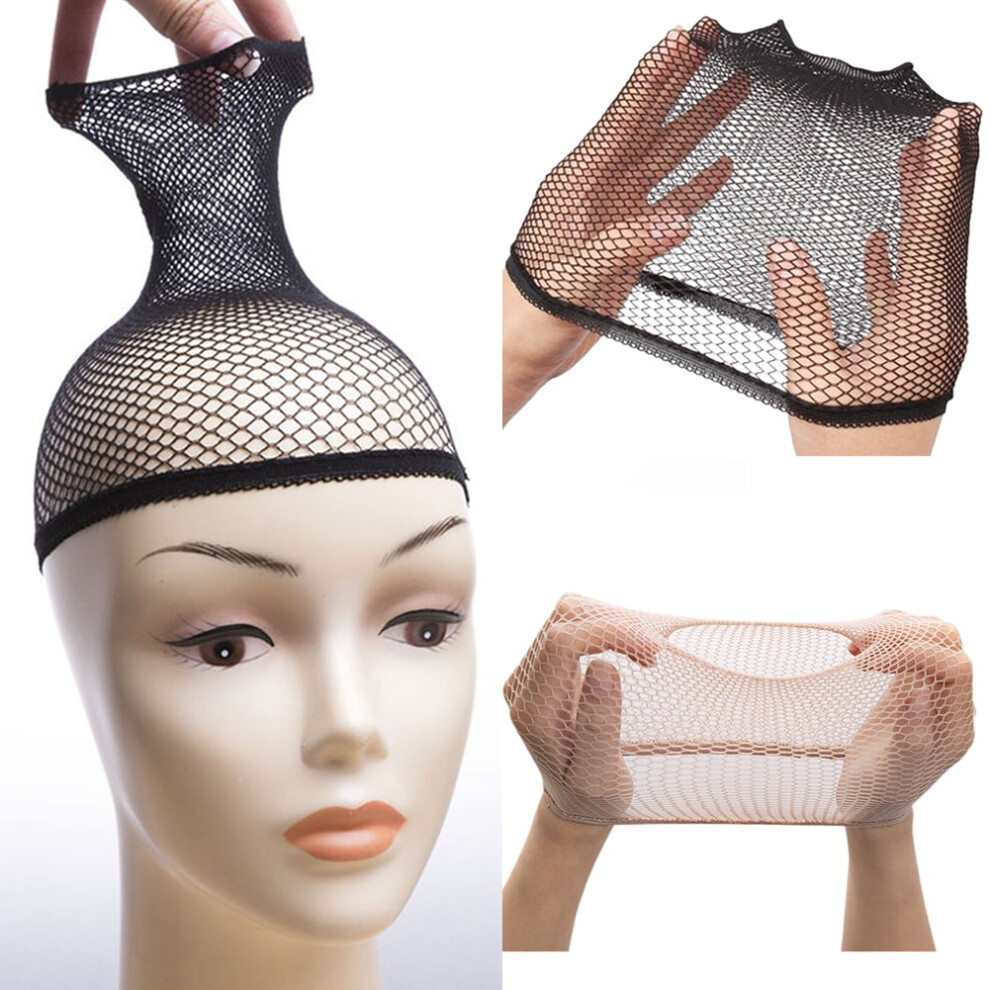 Unisex 10Pcs Mesh Wig Cap Net, Open End Hair Mesh Net, Liner Weaving Caps For Women, Men, Kids, Wig Caps
