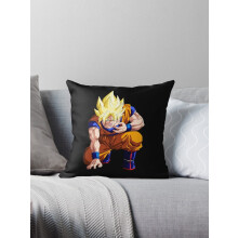 NUOVO Divertente Goku Saiyan Dragon Ball Z Fodere per Cuscino Copri Cuscino Divano 16x16 pollici Due lati