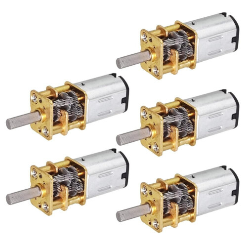 Mosiee5PCS για κινητήρα επιβράδυνσης μειωτήρα ταχυτήτων GA12-N20DC12V