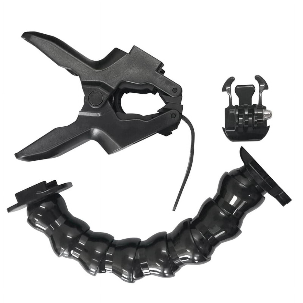 Jaws Flex Clamp Mount With Flexible Adjustable Gooseneck For Hero 8 7 Action Camera Accessory 9353595271159