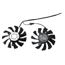HA8010H12F-Z 75MM 2Pin GTX1050Ti GPU Cooler DUAL Fan for Geforce GTX 1050Ti GTX-1050-Ti-4GT-OC(2Pcs)