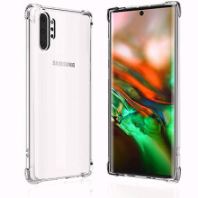Hatékony tok - kompatibilis a Samsung Galaxy Note10Plus készülékkel, átlátszó/áttetsző