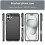 Capa para iPhone 16 Plus em aço escovado preto 2