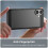 Capa para iPhone 16 Plus em aço escovado preto 5