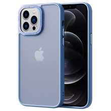 Kompatibilis az iPhone 12Pro Max Classic Hybrid matt babakék tokkal