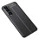 Cover compatibile con Samsung Galaxy S23Plus, texture litchi nera 3