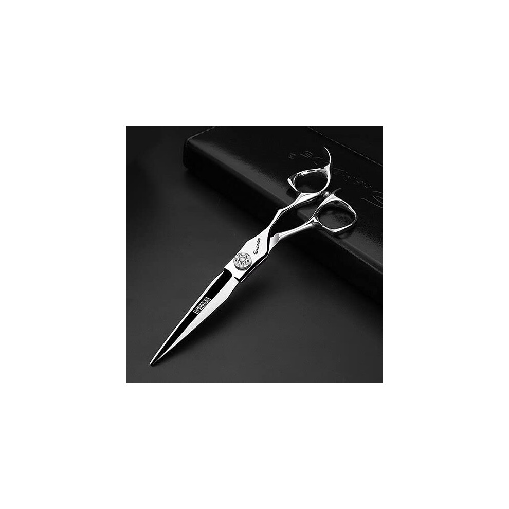 6 Inch Japanese 440C Hair Cutting Scissors with Precision Blades and Ergonomic NonSlip Handle