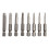 8Pcs50mm1/4Hex Shank Magnetic Five-point Torx Screwdriver Bits Set T8-T40 2