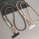 Cordão transversal para celular com pérolas, modelo Pickup Chain, cor branca (VIT). 7
