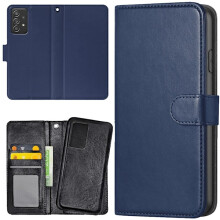Kompatybilny z Samsung Galaxy A52/A52s5G - Etui portfelowe/etui ciemnoniebieskie wielokolorowe