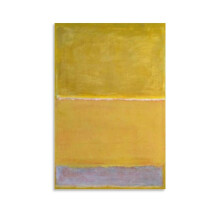Mark Rothko, obraz žluté a šedé, 1950, plátno, nástěnný tisk, plakát, 20x30 cm, dekorace do pokoje, domácí dekorace, dárek