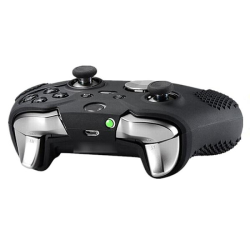 Clúdach Cosanta Rubair Glóthach Greimithe Cás Silicone Rialaitheora Xbox One Elite, Dubh 2